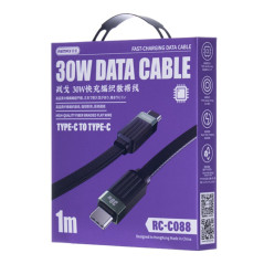 Câble REMAX RC-C088 USB-C/USB-C 30W Noir | Smarty