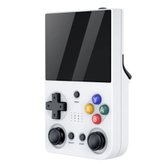 Mini Console de Jeu Vidéo Portable M21 Écran IPS 3,5" 64 Go - Blanc -