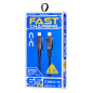 USB-C to USB-C Cable REMAX Swift C36 – 65W Braided 1.2 m Black