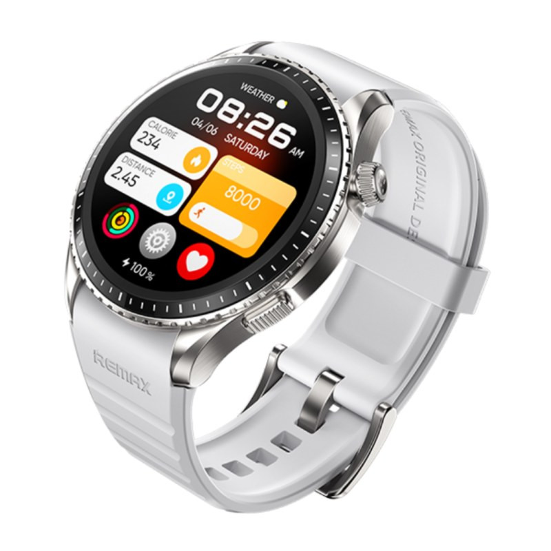 Montre connectée REMAX WATCH23 – 350 mAh AMOLED 3ATM Argent