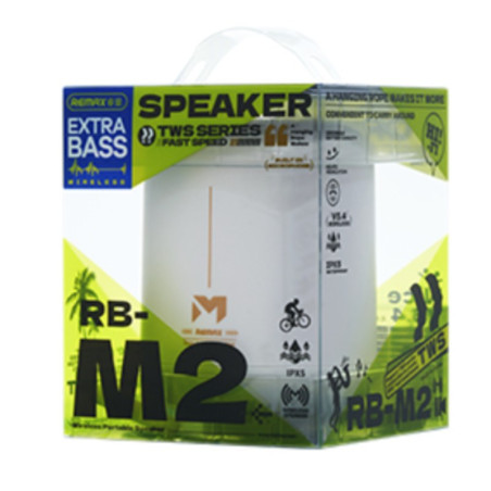 REMAX RB-M2 1200mAh IPX5 White Speaker | Smarty