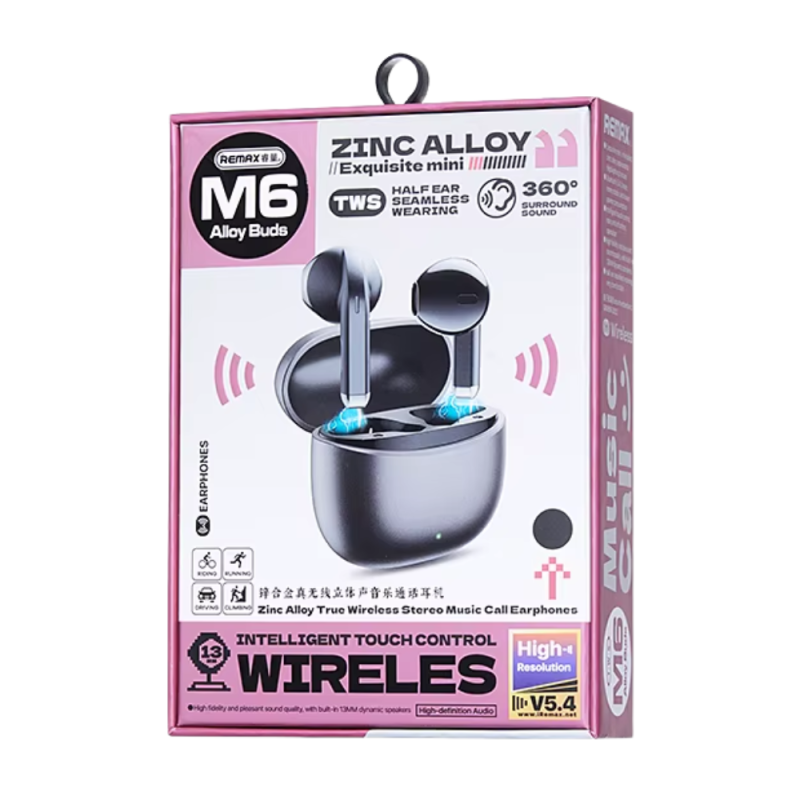 Wireless Earbuds Remax AlloyBuds M6 – Black