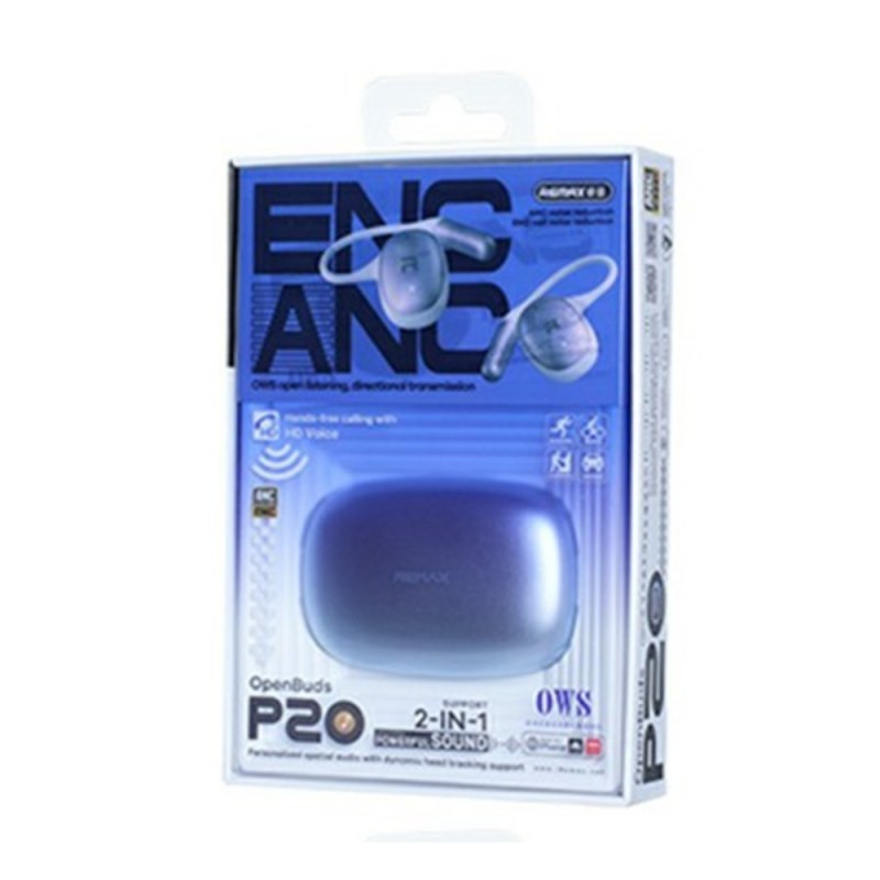 Écouteurs sans fil Remax OWS OpenBuds P20 – Bleu