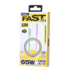 Câble REMAX CB16 C-C 65 W Rose | Smarty