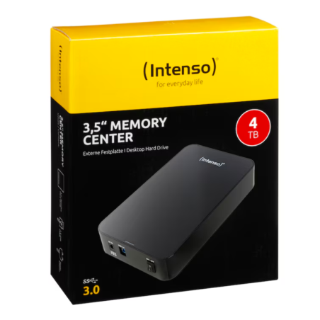 Disque dur Externe Intenso Memory Center - 3.5" - 4 To - USB