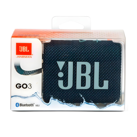 Enceinte Bluetooth Portable JBL Go 3 Bleu IP67 5H - JBLGO3BLU - Alimen