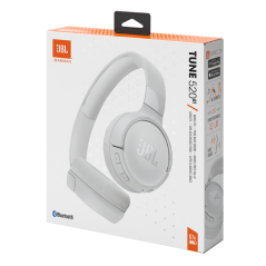 Casque Bluetooth JBL Tune 520BT - JBLT520BTWHT - Blanc - Aud