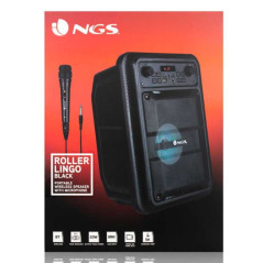 Enceinte Bluetooth NGS Roller Lingo Black avec microphone - 5" - 20W -