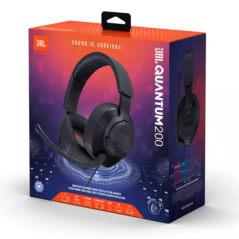 Casque Gaming JBL Quantum 200 - JBLQUANTUM200BLK - Noir - Audio Ref G1