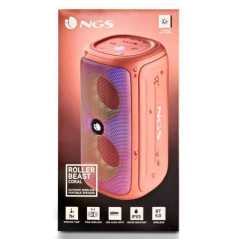 Enceinte Bluetooth NGS Roller Beast IPX5 32W - Orange - Audio Ref G154