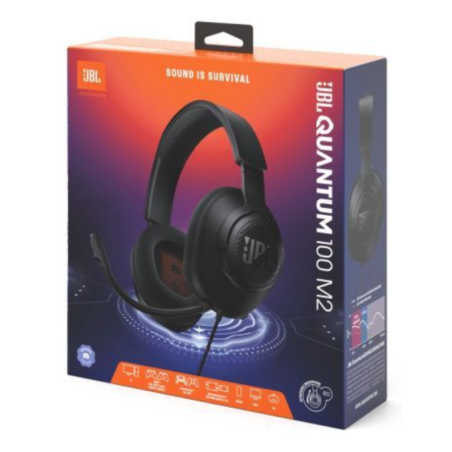 Casque avec fil JBL Quantum 100M2 - Noir - Audio Ref G4013 | Smarty Pa