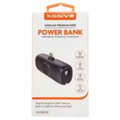 Batterie externe XSSIVE 5000 mAh 20W noire | Smarty