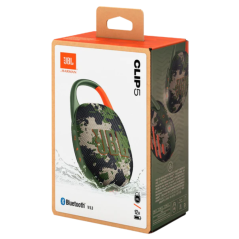 Enceinte Bluetooth Portable JBL CLIP 5 - JBLCLIP5SQUAD - Camouflage -