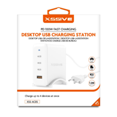 100W GaN Charger Xssive XSS-AC85 White | Smarty