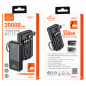 Batterie Portable USB-C / Lightning / Micro-USB Ellietech PB317 20000mAh - Noir Batterie Portable USB-C / Lightning / Micro-USB Ellietech PB317 20000mAh - Noir