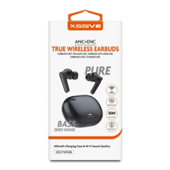 Écouteurs Bluetooth ANC+ENC XSSIVE XSS-TWS14B - Noir - Alimentation Re