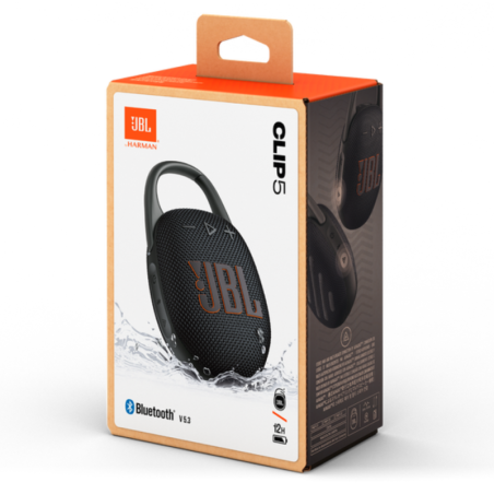 Enceinte Bluetooth Portable JBL CLIP 5 - JBLCLIP5BLACK - Noir - Audio
