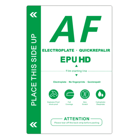 Film Protection AF Électroplate EPU 0.18mm 120*180mm Cedle S