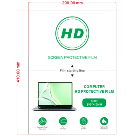 Film Protection avant pour Ordinateur (jusqu’à 16") Série Gr