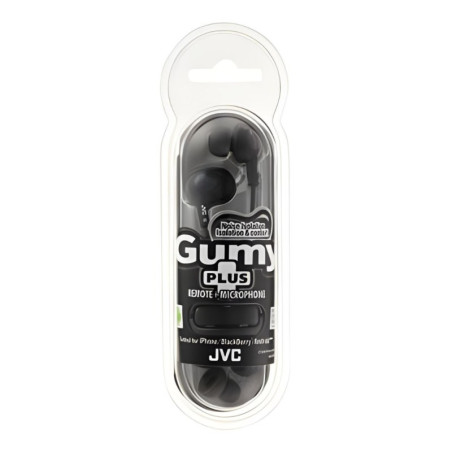 Wired Earbuds JVC Gumy Plus HA-FR6-B – Olive Black