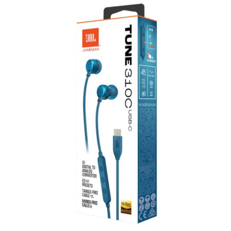JBL Tune 310C USB-C bleu JBLT310CBLU
