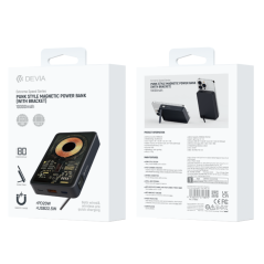 Power Bank Magnetic Sans Fil avec Support Style punk 10000 m