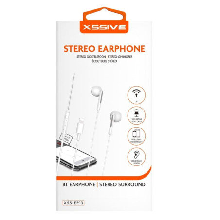 Lightning Earphones XSSIVE XSS-EP13 White | Smarty