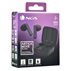 Écouteurs Bluetooth NGS Artica Move Black, Une Paires Intra-Auriculair