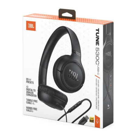 JBL Tune 530C USB-C Noir JBLT530CBLK | Smarty
