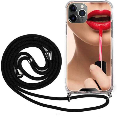 ECO Mirror Silicone Case with Strap – iPhone