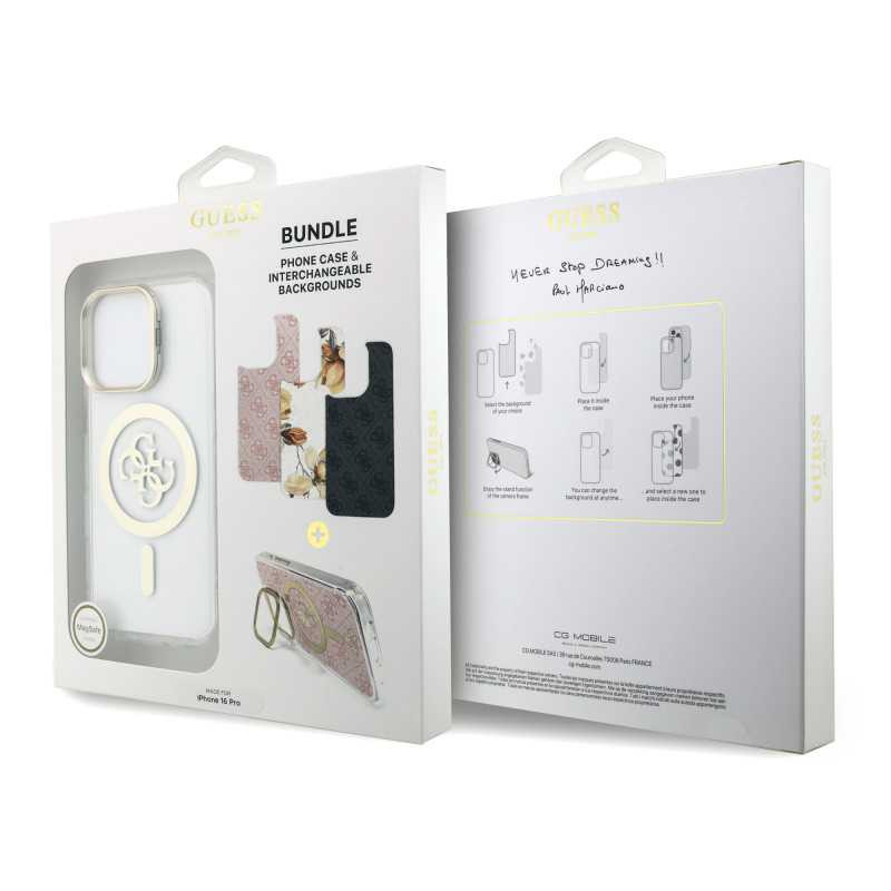 Case GUESS for iPhone V4 – Clear with Built-in Stand