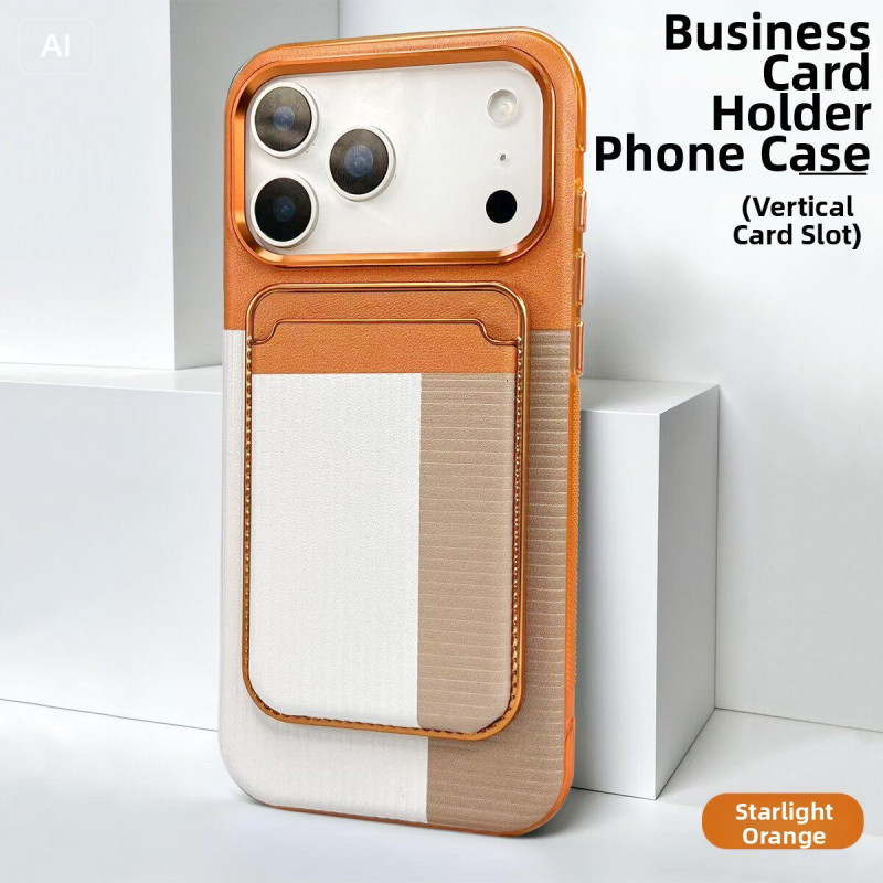 iPhone Case ECO PC with Magnetic Card Holder – Gold iPhone Case ECO PC with Magnetic Card Holder – Gold