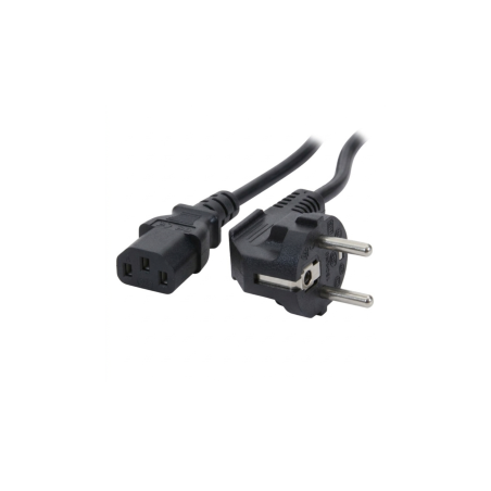 Câble d'alimentation PC Moniteur Europeen avec Fiche Schuko - 2m - Noi