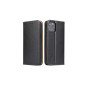 Étui portefeuille 2-en-1 cuir PU Mayline – Samsung M noir
