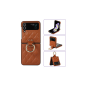 Coque Protection - Samsung Galazy Z Flip - Marron Effet Matelassé Coque Protection - Samsung Galazy Z Flip - Marron Effet Matelassé
