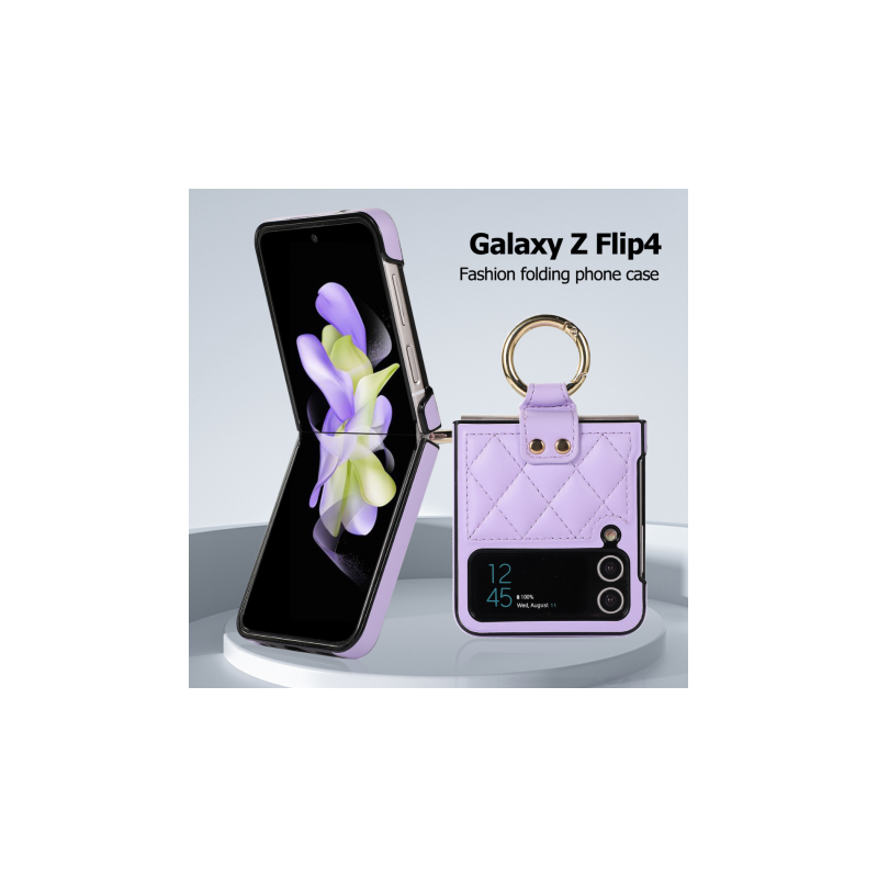 Protective Case ECO – Samsung Galaxy Z Flip Purple Quilted Effect Protective Case ECO – Samsung Galaxy Z Flip Purple Quilted Effect
