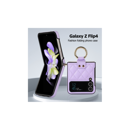 Protective Case ECO – Samsung Galaxy Z Flip Purple Quilted Effect