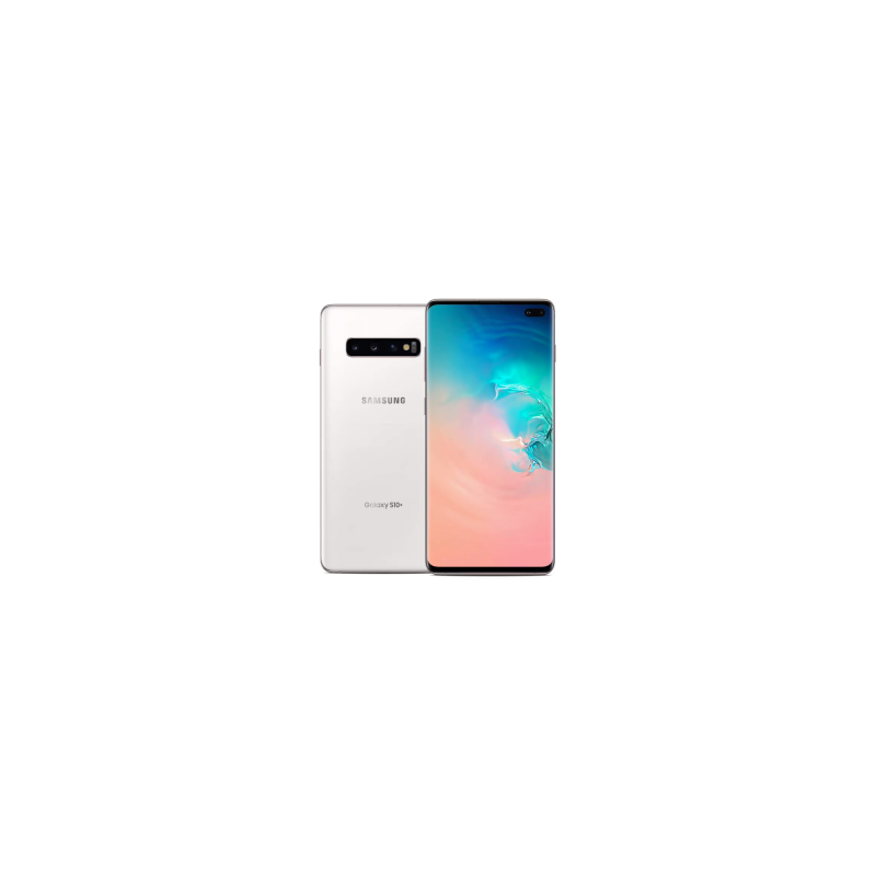 Samsung Galaxy S10 Plus 4G 128 Go - Blanc (Ecran + Vitre Arrière HS)