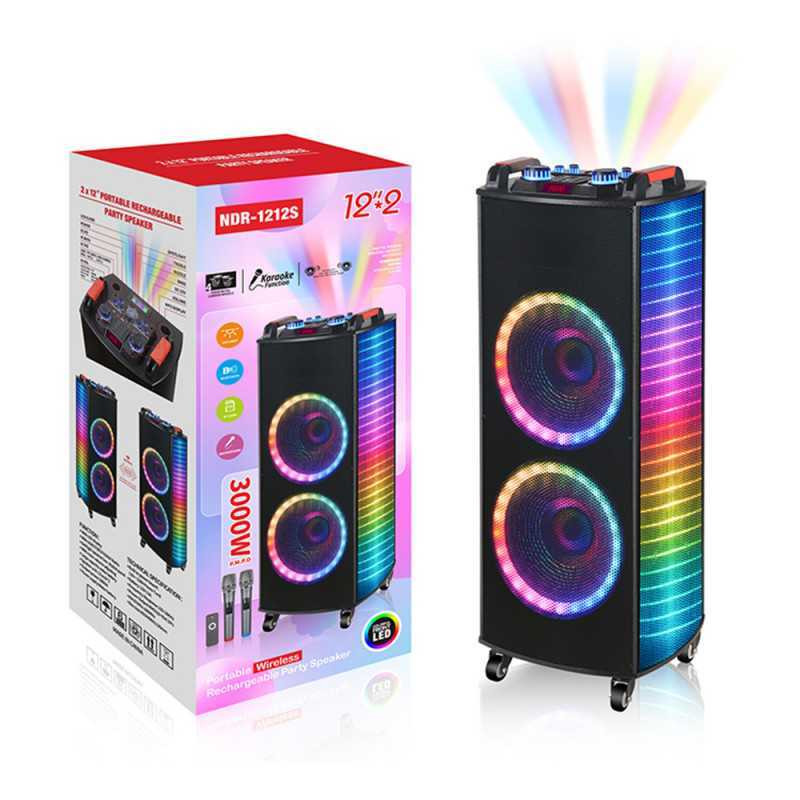 Bluetooth speaker ECO – dual 12-inch drivers 2000W Bluetooth speaker ECO – dual 12-inch drivers 2000W