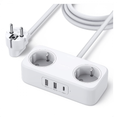 Multiprise avec Port 1 USB-C / 2 USB-A UGREEN - 30W - Alimen