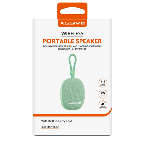 XSSIVE Bluetooth speaker XSS-BSP16GR green | Smarty