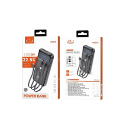 Magnetic Wireless Power Bank incl. Cable USB / Type-C / Lightning / Mi