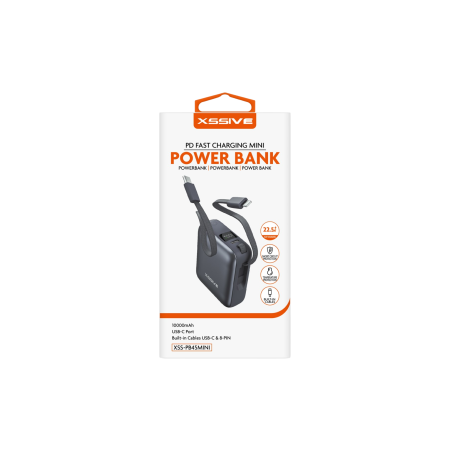 copy of Mini Power Bank 10000mAh XSSIVE XSS-PB45MINI - Câbles USB-C et