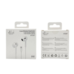 Écouteurs Stéréo Lightning Ellietech AT247 – Blanc - Audio Ref A3611 |