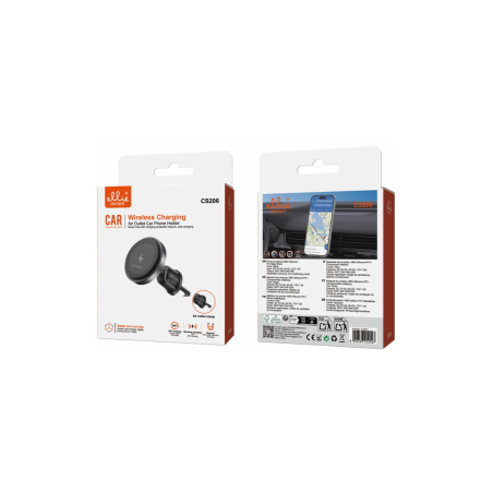 Support téléphone voiture avec charge sans fil - Ellietech - CS206 - S