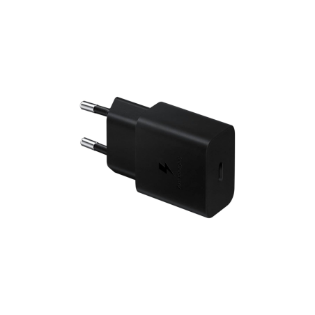 Adaptateur Secteur USB-C Samsung 15W Noir EP-T1510EBE - Noir (Vrac) -