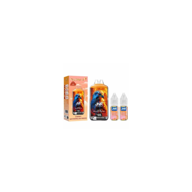 Vapoteuse E-Liquide Rechargeable - JNR FALCONX - 28000 puffs - Cherry Watermelon Freeze