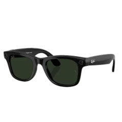 Ray-Ban Meta Wayfarer AI Glasses - GEN 2 - Shiny Black / Clear to Grap