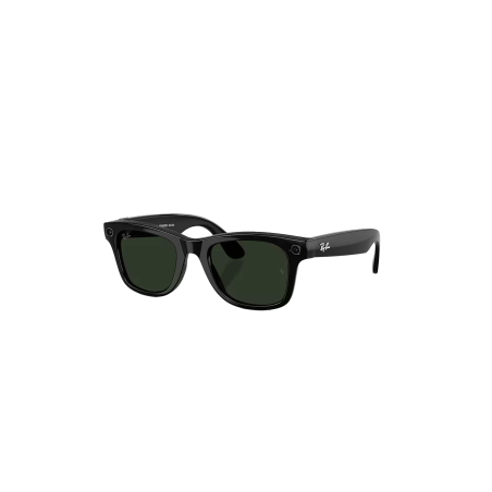 Ray-Ban Meta Wayfarer AI Glasses - GEN 2 - Shiny Black / Clear to Grap