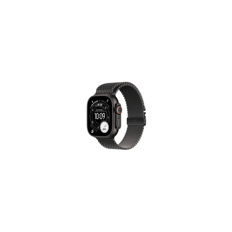 Montre Connectée Apple Watch Ultra 3 Cellulaire 5G 49mm Titane Noir avec Bracelet Trail Loop M/L Black/Charcoal - Neuf